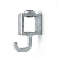 Doos Kapstokhaak - vierkant - 25 mm (160 stuks)